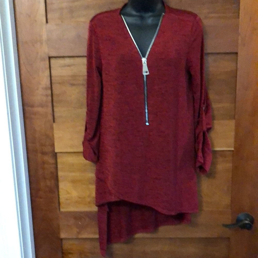 Red and black shirt